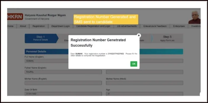 HKRN Registration Step-6