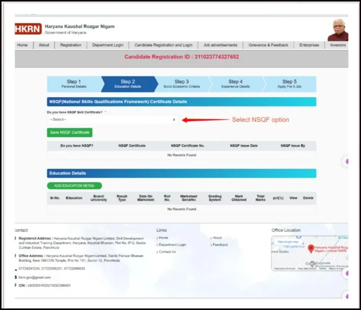 HKRN Registration Step-7