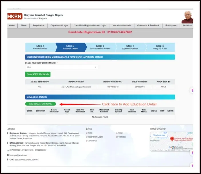 HKRN Registration Step-9